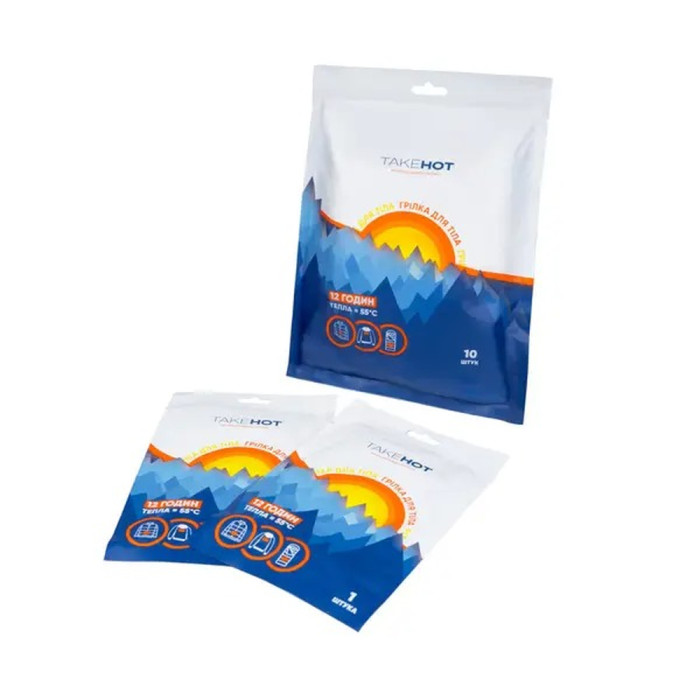 Хімічна грілка для тіла TakeHOT 10 шт 