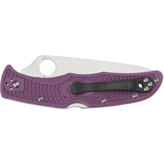 Ніж Spyderco Endura 4 Flat Ground, purple (C10FPPR) 