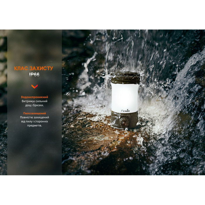 Ліхтар кемпінговий Fenix CL26R Pro, мармуровий білий 