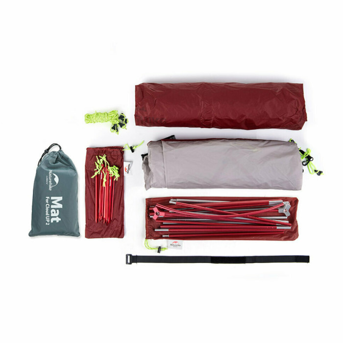 Намет Naturehike Star-River 2 Updated NH17T012-T, 210T надлегкий двомісний з футпринтом, помаранчевий 