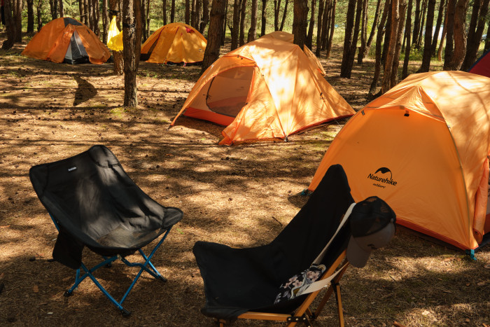 Намет Naturehike Star-River 2 Updated NH17T012-T, 210T надлегкий двомісний з футпринтом, помаранчевий 