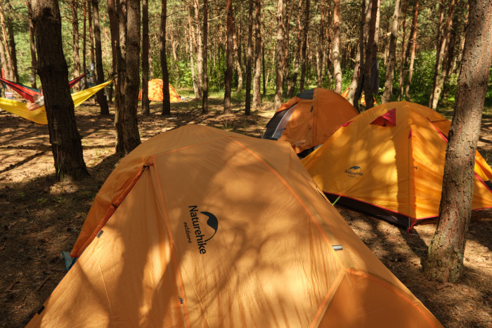 Намет Naturehike Star-River 2 Updated NH17T012-T, 210T надлегкий двомісний з футпринтом, помаранчевий 