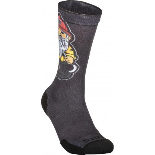 Шкарпетки 5.11 Tactical Sock&Awe Crew Fire Gnome, чорні, M (10041AG) 