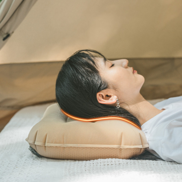 Подушка надувна Naturehike NH21ZT002, бежева 