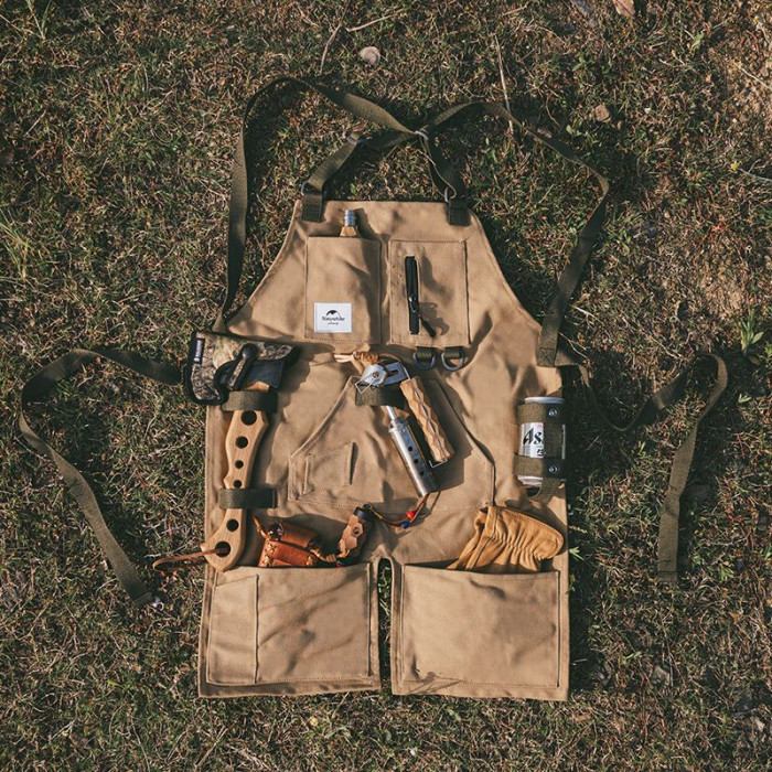 Фартух захисний мультифункціональний Naturehike NH20PJ127, коричневий 