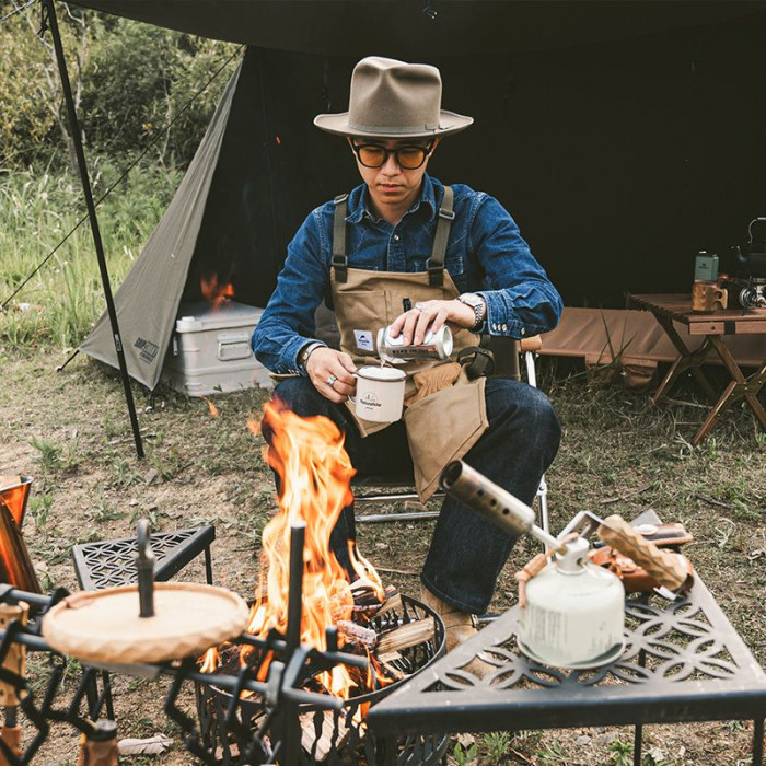 Фартух захисний мультифункціональний Naturehike NH20PJ127, коричневий 