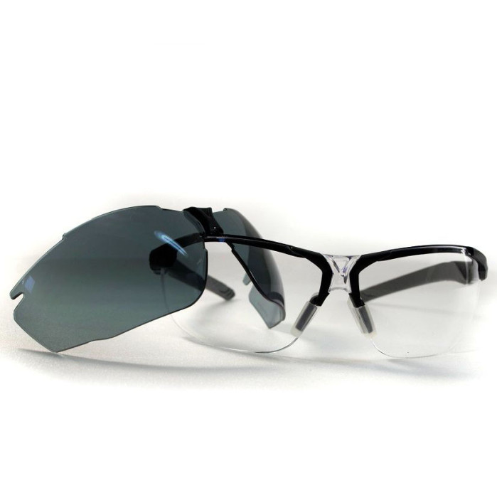 Окуляри Pyramex Flex Zone (clear + grey) змінні лінзи 