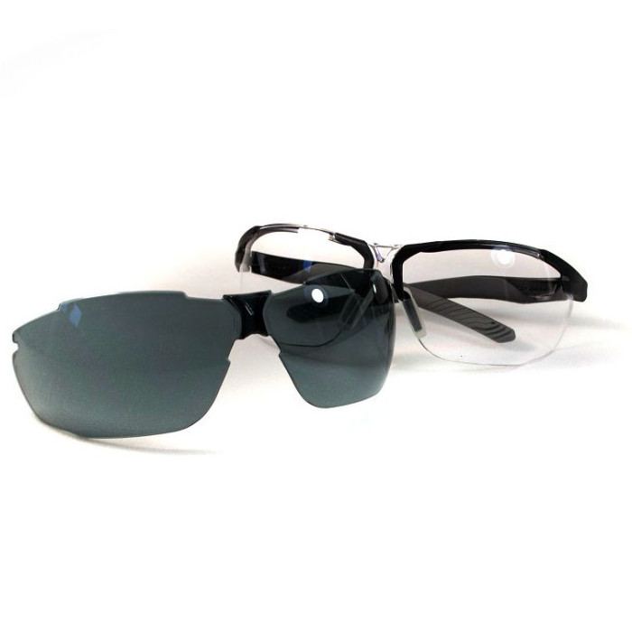 Окуляри Pyramex Flex Zone (clear + grey) змінні лінзи 