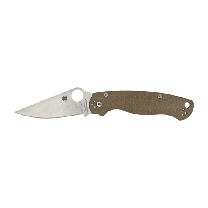 Ніж Spyderco Para Military 2 Brown Micarta, CPM Cru-Wear 