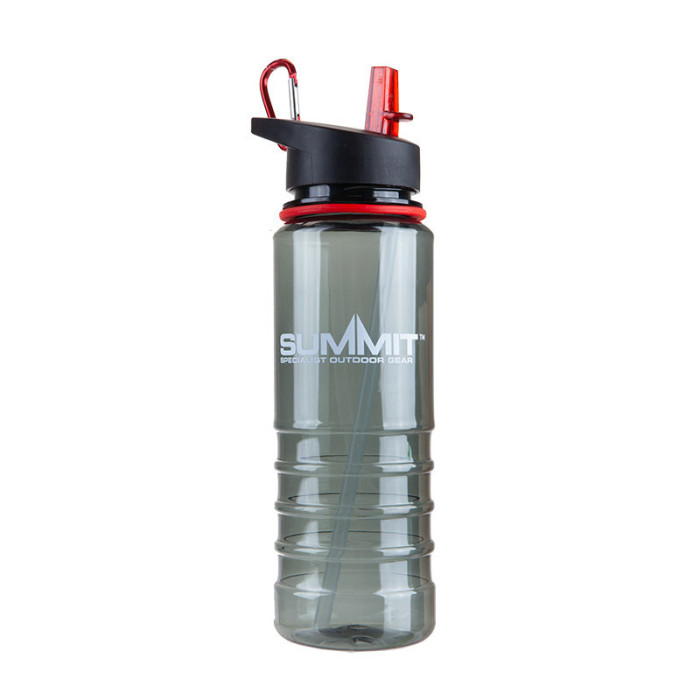 Пляшка Summit Tritan Bottle з соломинкою і карабіном Червона 700 мл 
