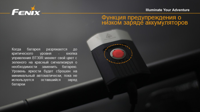 Велофара Fenix BT30R Cree XM-L2 (T6) 