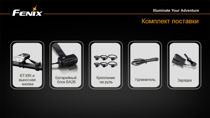 Велофара Fenix BT30R Cree XM-L2 (T6) 