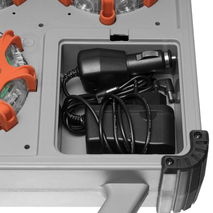 Комплект ліхтарів професійних Mactronic X-Flare (30 Lm) Red/Blue/Amber Recharg 12v/220V Magnetic (PS 