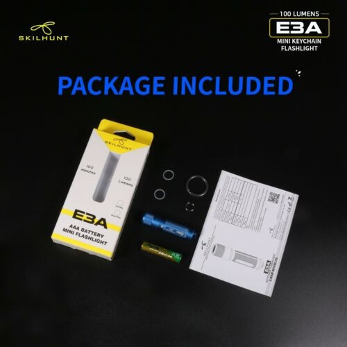 Ліхтар-брелок Skilhunt E3A black CW 