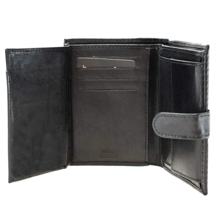 Портмоне чоловіче шкіряне Semi Line RFID Black (P8270-0) 