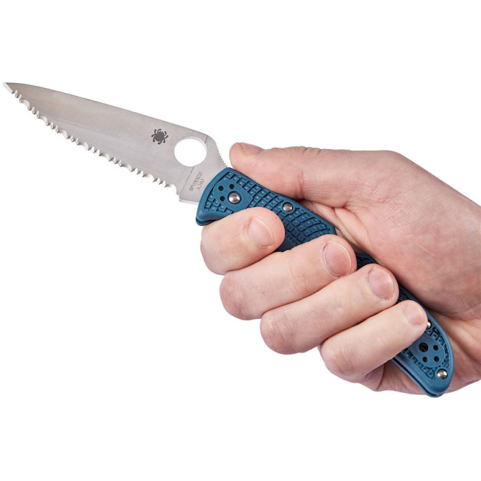 Ніж Spyderco Endura 4 Lightweight, K390 blue (C10FSK390) 