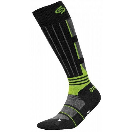 Термошкарпетки InMove Ski Deodorant чорний з зеленим, 41-43 