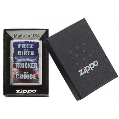 Запальничка Zippo 200 Free By Birth 29078 