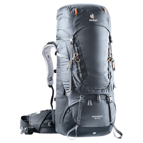 Рюкзак Deuter Aircontact 55 + 10 graphite-black 
