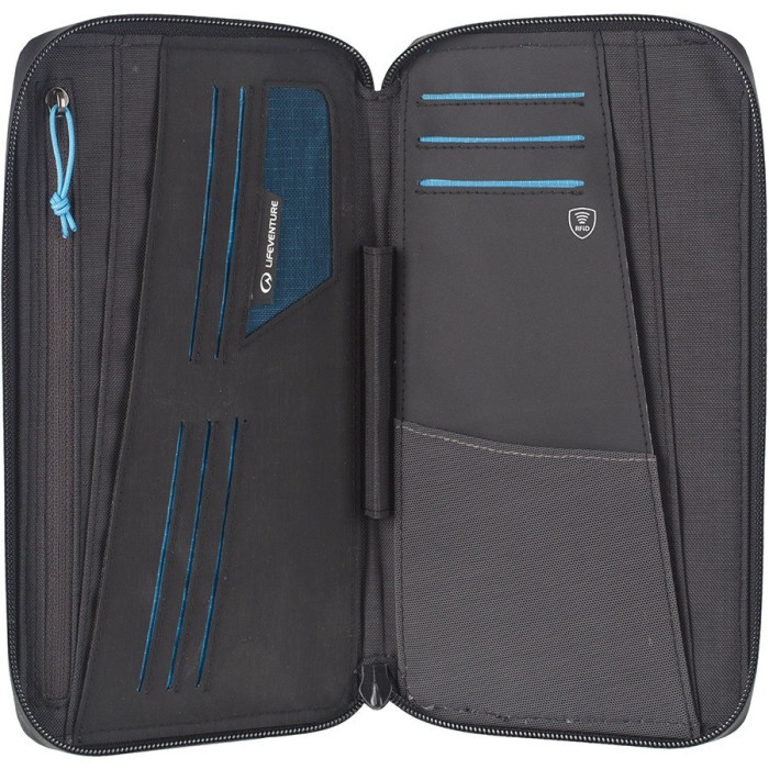 Гаманець RFID Lifeventure Travel Wallet black (68770) 