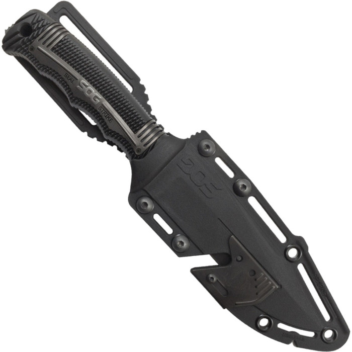 Ніж SOG SEAL Strike, Part Serr Blk TiNi Delx Molded Shth-Ti (SOG SS1003-CP) 