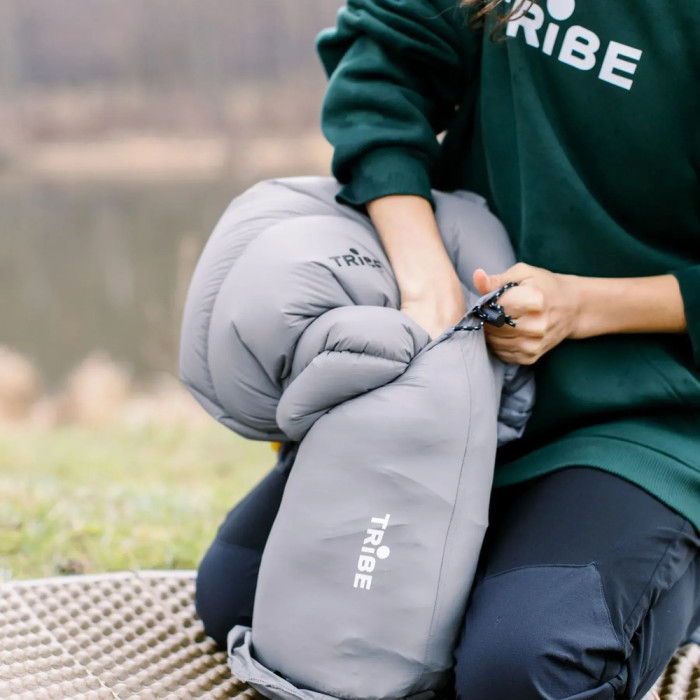Спальний мішок Tribe Down 800 Regular пуховий T-CH-0009-grey-L 