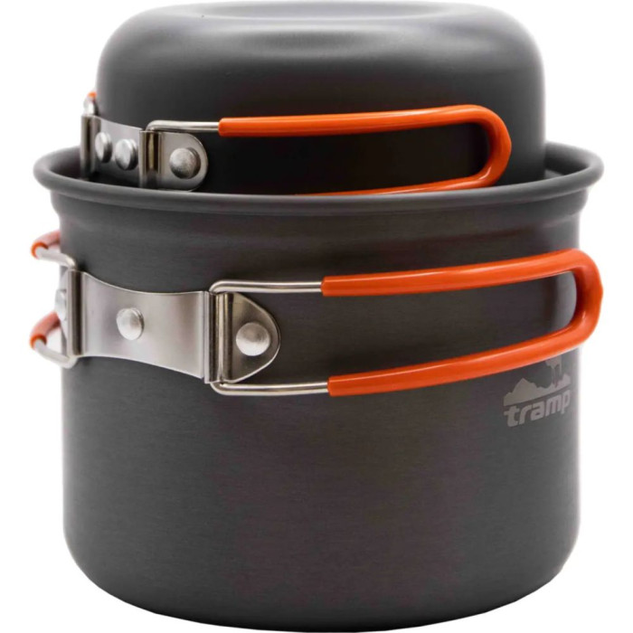 Набір посуду з анодованого алюмінію на 1-2 персони 0,9/1,3л Tramp UTRC-075 