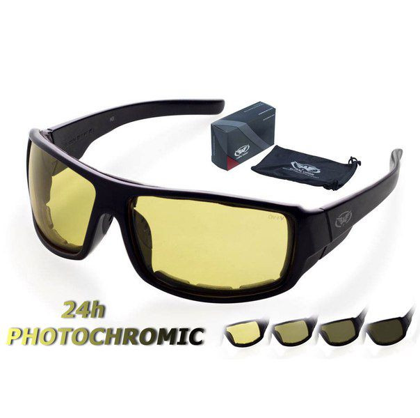 Окуляри Global Vision Italiano Plus Photocromic (yellow) фотохромні Жовті 