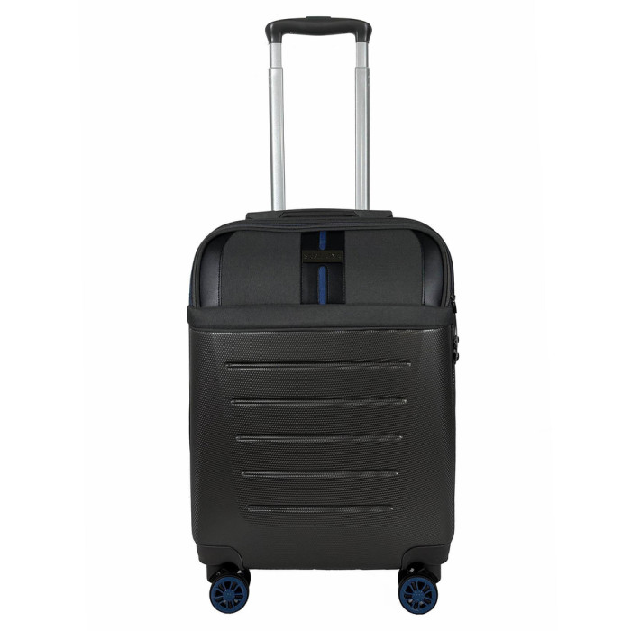 Валіза Semi Line 20" (S) Dark Brown/Blue Line (T5736-1)