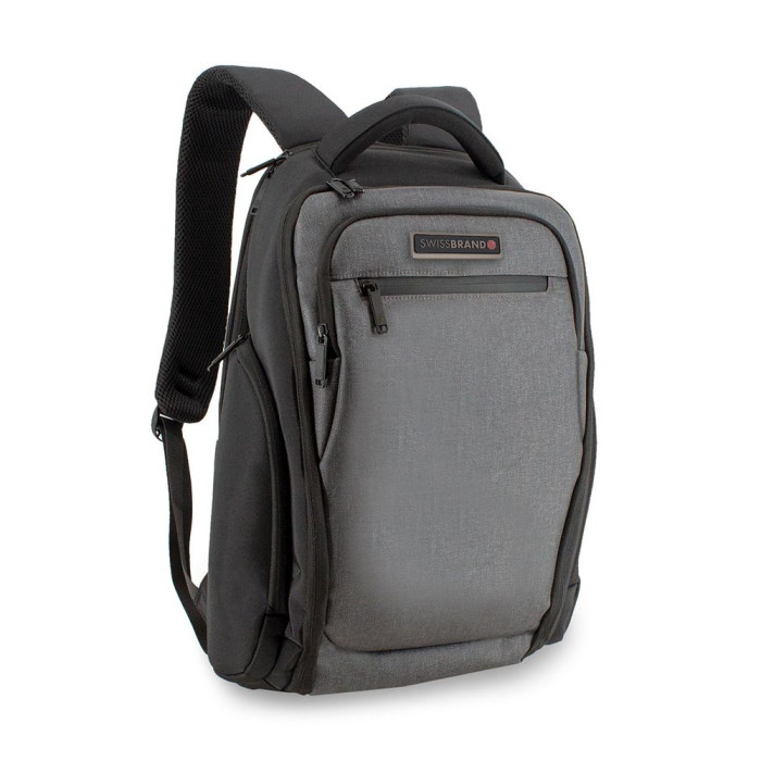 Рюкзак міський Swissbrand Valday 31 Grey (SWB_BLVAL801U) 