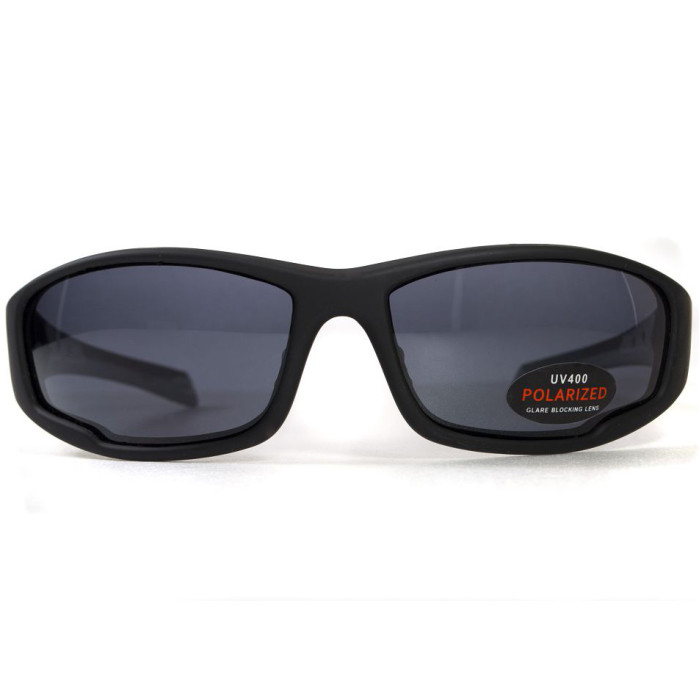 Окуляри BluWater Daytona-3 Polarized (gray) чорні 