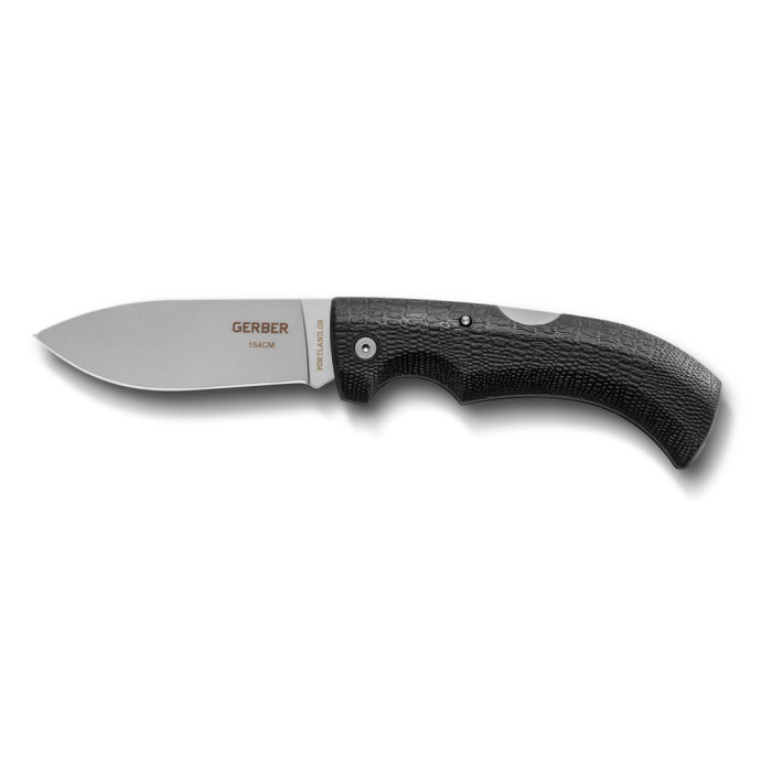 Ніж складний Gerber Gator Folder 154CM DP FE, чорний, коробка (1027859) 