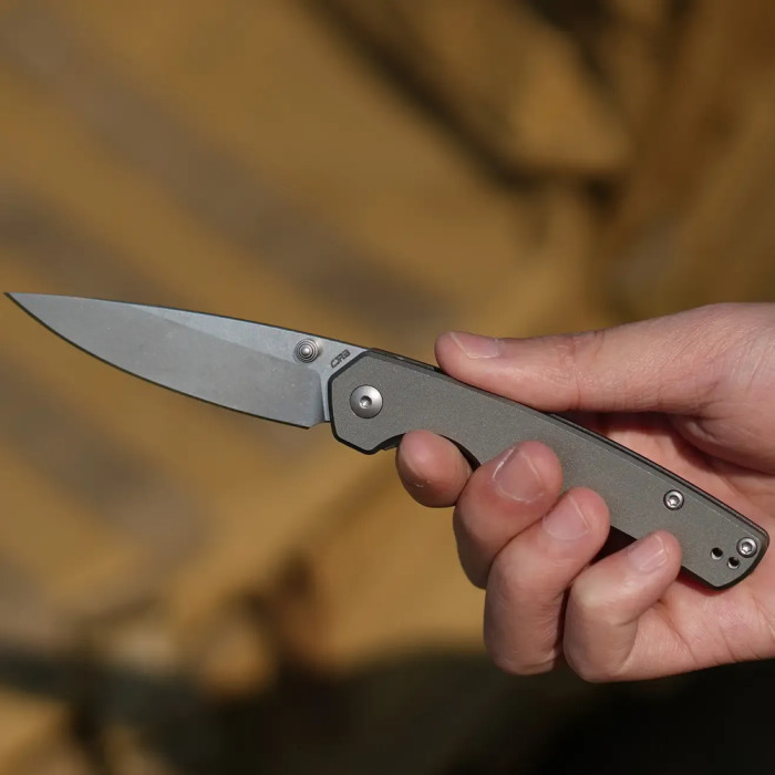 Ніж CJRB Kain, AR-RPM9, Aluminum gray
