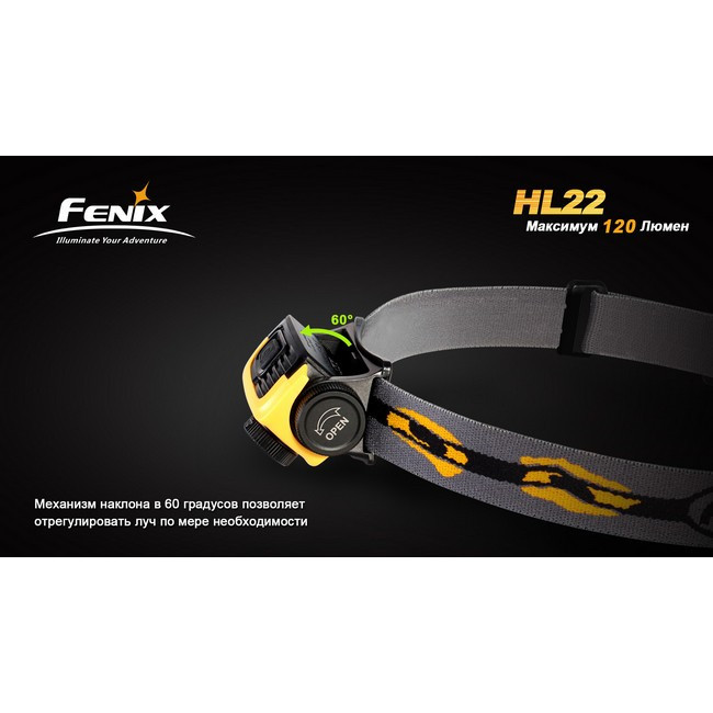 Налобний ліхтар Fenix HL22 Cree XP-E (R4), зелений 