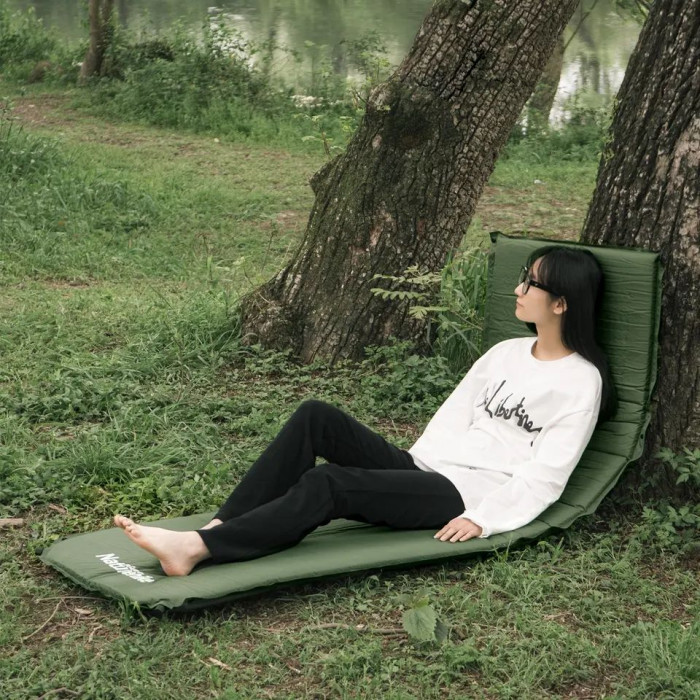 Матрац cамонадувний 5 см Naturehike NH20DZ003, темно-сірий 