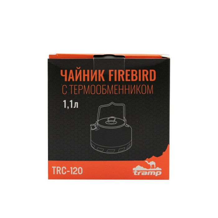 Чайник анодований з теплообмінником Tramp 1,1 л TRC-120 