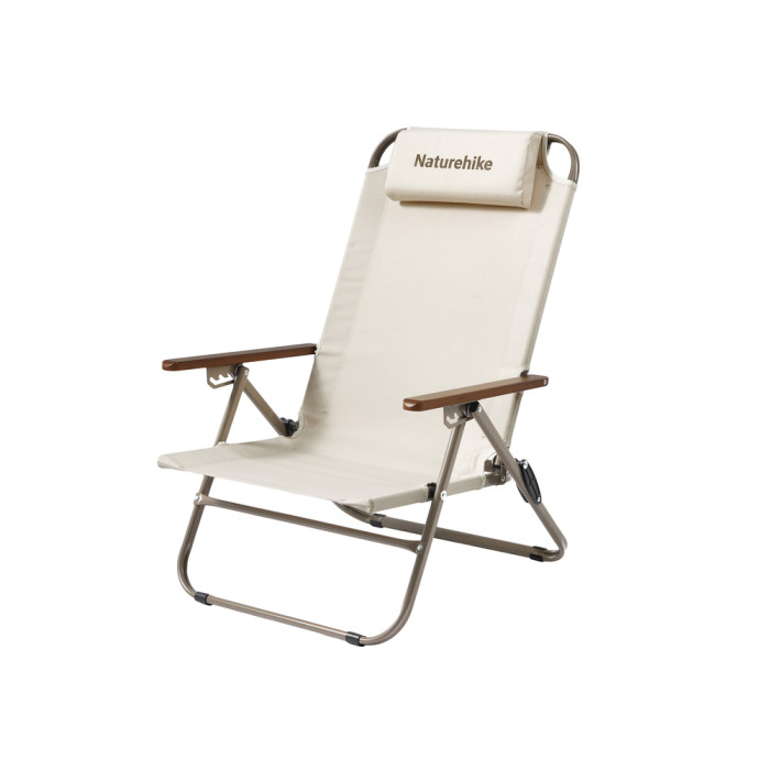 Крісло складане Naturehike CNK2550JJ012, сталь, бежевий 