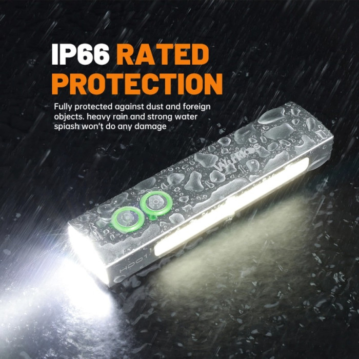 Ліхтар Wurkkos HD01 1200lm Сірий 