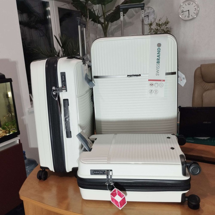 Валіза Swissbrand Malden (L) White (SWB_LHMAL889L) 