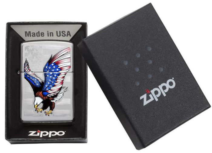 Запальничка Zippo 250 Eagle Flag 28449 