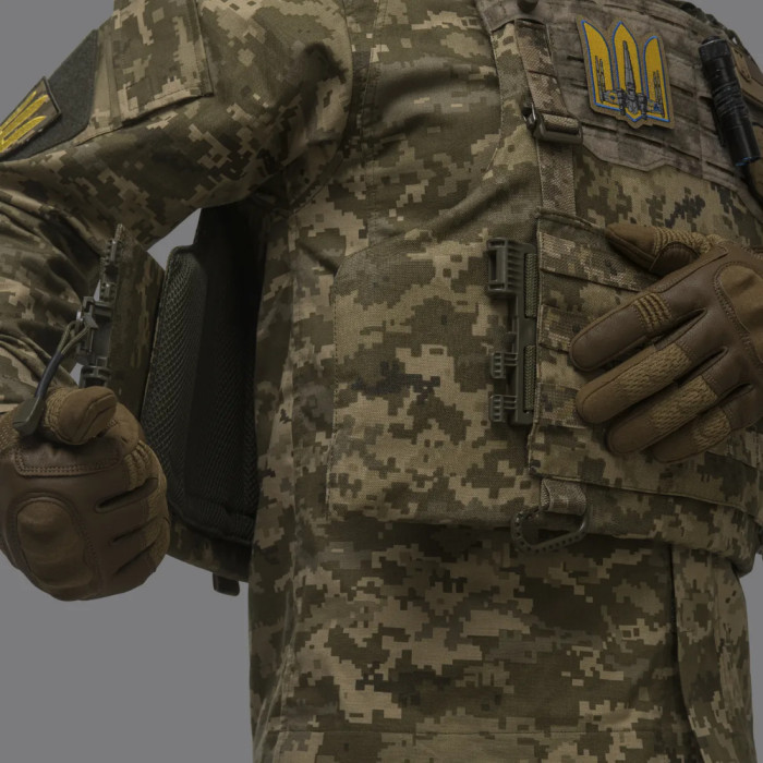 Плитоноска Ukrarmor IBV (аналог IOTV). Збільшена площа захисту S/M Піксель 