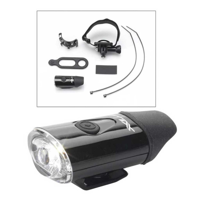 Фара на шолом XLC CL-F20, USB, Led 