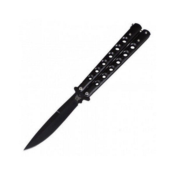 Ніж метелик Benchmade з лезом пелюстка, чорний репліка 