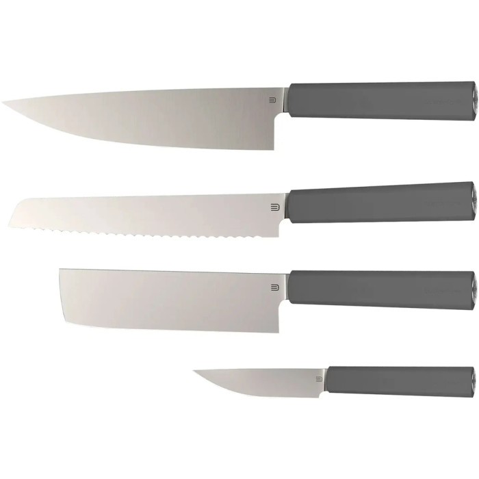 Набір кухонних ножів Butterfork Purest Set Dark Grey 