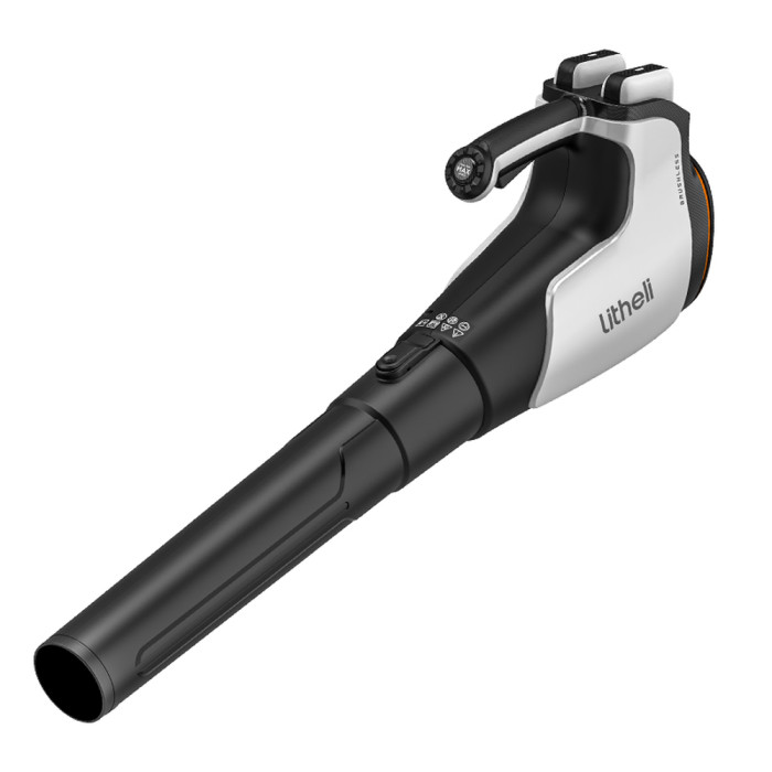 Акумуляторна повітродувка садова Litheli 560CFM, живлення від павербанку (2шт УМБ Litheli Power Bank 20000 mAh, 45 W, 4А в комплекті) 