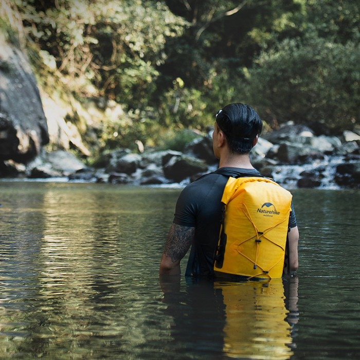 Рюкзак туристичний Naturehike NH21FSB04, 30 л, жовтий