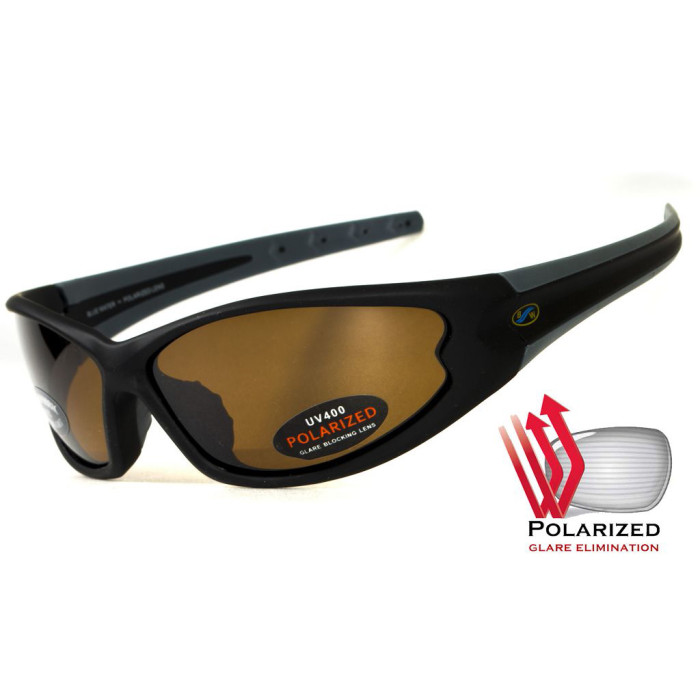 Окуляри BluWater Daytona-4 Polarized (brown) коричневі 