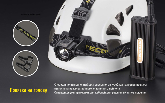 Ліхтар налобний Nitecore HC70 