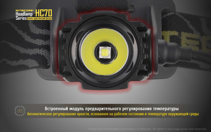 Ліхтар налобний Nitecore HC70 