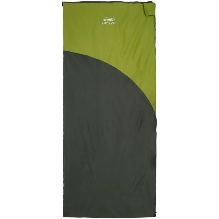 Спальний мішок Tramp Airy Light ковдра з капюшоном лівий olive 190/80 UTRS-056 